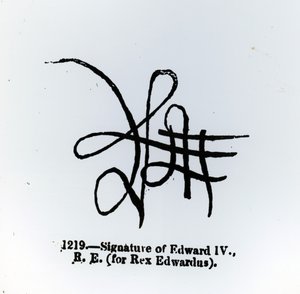 爱德华四世签名（1442-83） 作者 英语学校